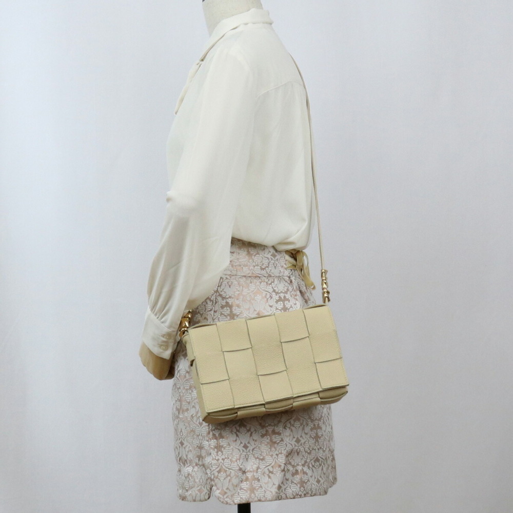 BOTTEGAVENETA Bottega Veneta cassette shoulder 666870 V17H 9776 bag leather l... - Picture 9 of 9